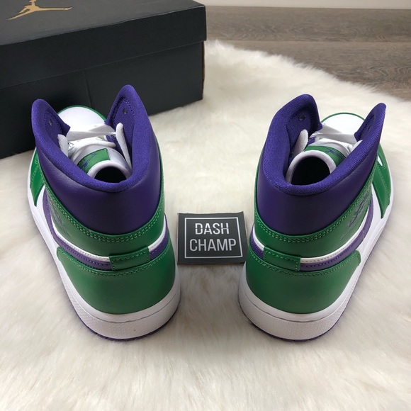 Air Jordan 1 Mid Hulk Men’s Sneakers - Picture 4 of 5